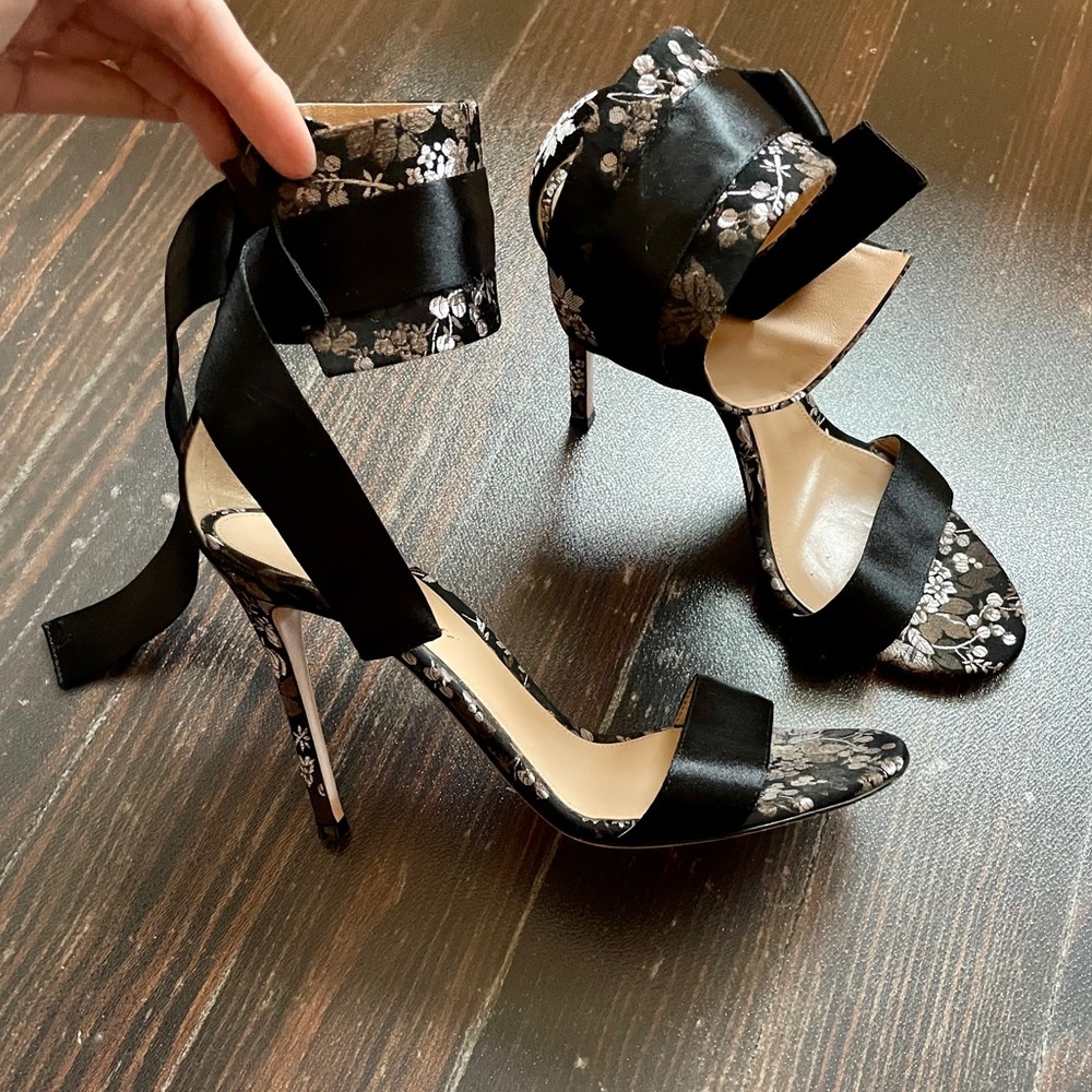 Gianvito Rossi Issa floral jacquard sandals - Picture 2 of 6